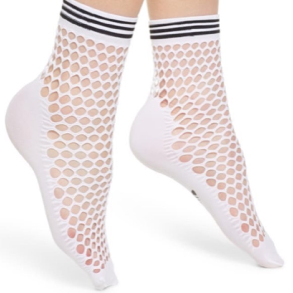 adidas fishnet socks